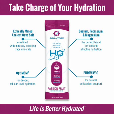 H2O ELECTROLYTES™ - Maracuyá | Polvo de electrolitos sin azúcar
