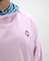 Sudadera con capucha de golf Performance - Garabato de flores azul
