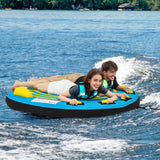Plataforma remolcable de 3 personas para balsa inflable con válvulas dobles