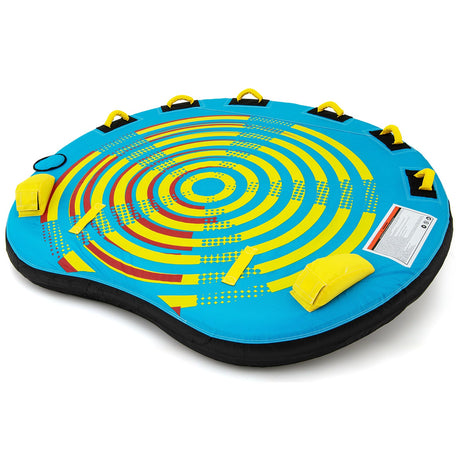 Plataforma remolcable de 3 personas para balsa inflable con válvulas dobles