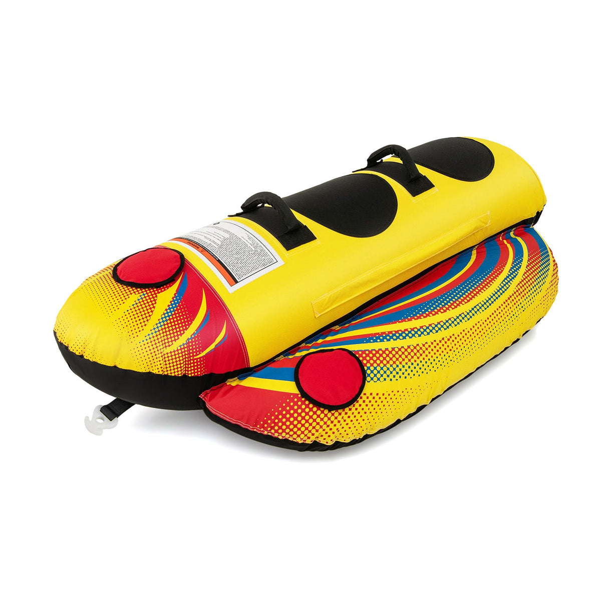 Tubo remolcable inflable de 1 o 2 personas para barco (tipo banana)