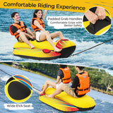 Tubo remolcable inflable de 1 o 2 personas para barco (tipo banana)