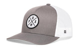 Phoenix Trucker Hat  |  Gray-White PHX X Snapback