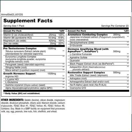 Animal Hormone Booster Stak, 21 Packs