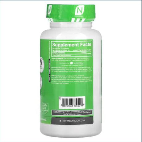 NutraKey Acetil-L-Carnitina 1000mg, 60 Cápsulas