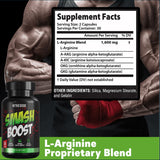 Smash Boost Nitric Oxide Booster, 60 Capsules