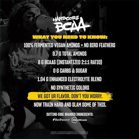 Mutant Hardcore BCAA, 30 Porciones