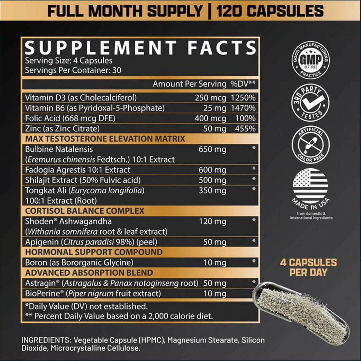 Nutrex Alpha-T Magnum, 120 Cáps.