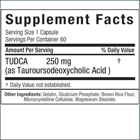 Allmax Tudca+ 250mg, 60 Capsules