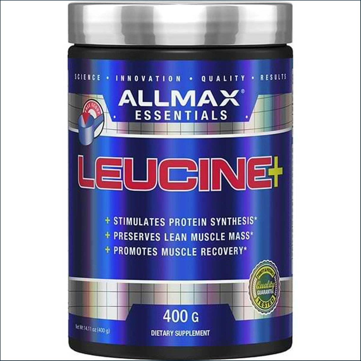 Allmax Leucine+, 400 gramos - 80 servicios