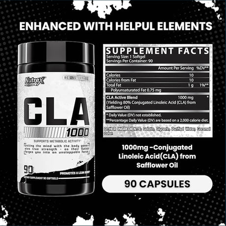 Nutrex CLA 1000, 90 Cápsulas Blandas