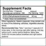 NutraKey DHEA 50mg, 100 Capsules
