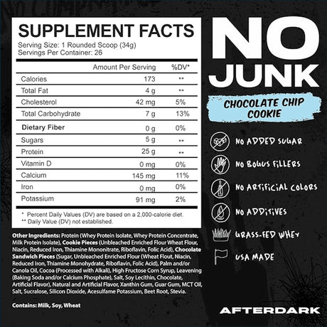 AfterDark Supps AfterBites Proteína de suero de leche, 907 g