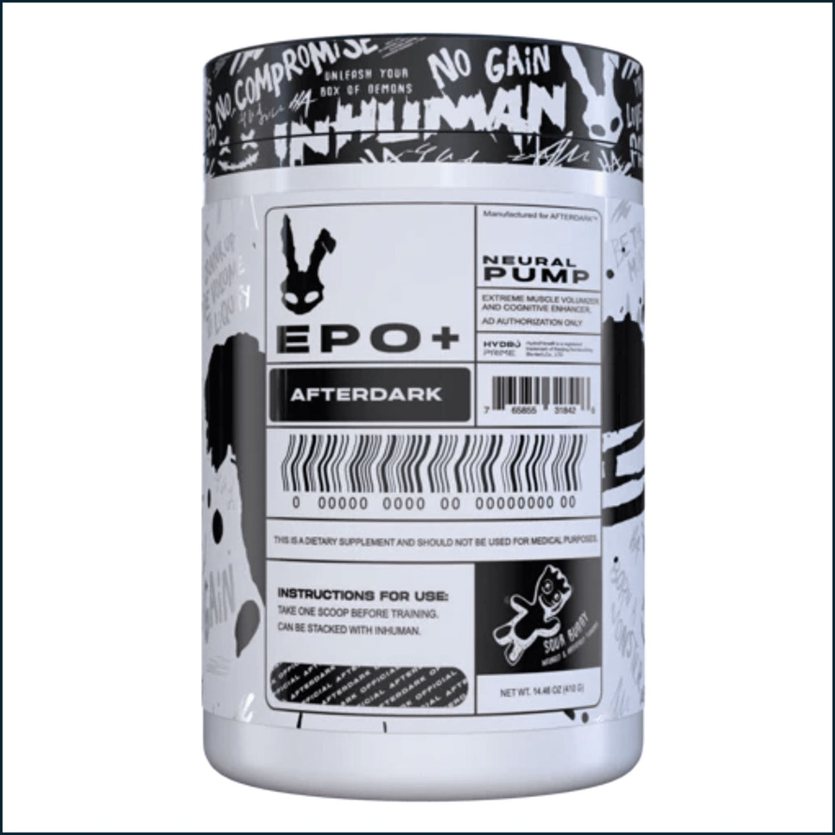 AfterDark Supps EPO+ Preentrenamiento sin estimulantes, 21 porciones
