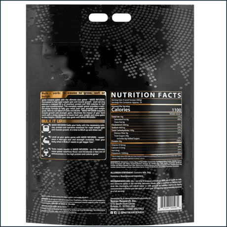 Nutrex Mass Infusion, 12 lb - 19 porciones
