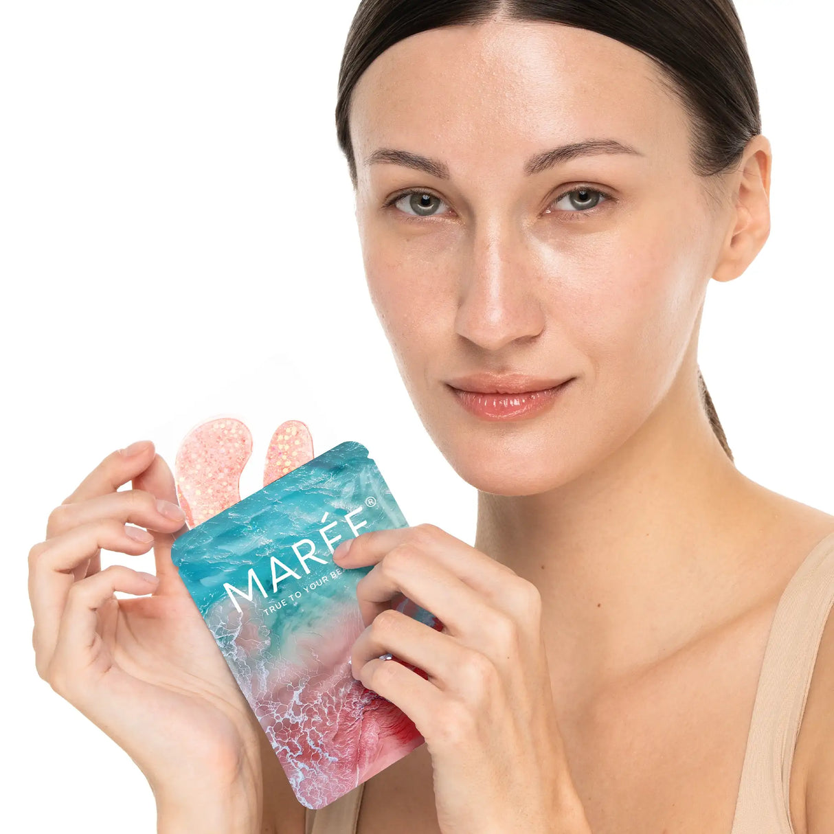 Parches Rosados para Ojos Hinchados
