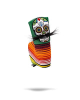 Mustache Sugar Skull - Funda para Putter de Hoja Verde