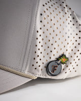 Gorra de Cuerda Perforada - Hueso