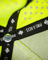 Gorra de soga perforada - Amarillo fosforescente
