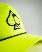Gorra de soga perforada - Amarillo fosforescente