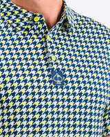 Houndstooth Lime