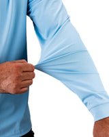 Sudadera con Capucha de Golf de Alto Rendimiento - Azul Ondulado