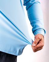 Sudadera con Capucha de Golf de Alto Rendimiento - Azul Ondulado