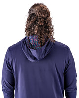 Sudadera con capucha de golf Performance - Lila Floral Power