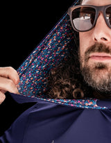 Sudadera con capucha de golf Performance - Lila Floral Power