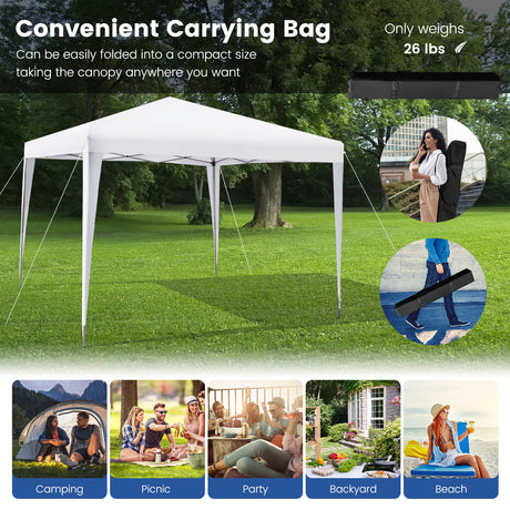 Toldo Plegable de 3 x 3 Metros para Playa y Camping