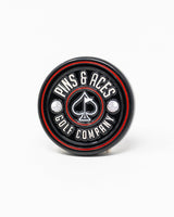 Pop Out Medallion Ball Marker - Black