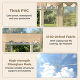 Pop Up Bubble Tent 10x10 FT for 8-10 People Weatherproof Pod with 540¬∞ Panoramic Clear PVC