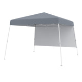 Carpa plegable de 8 x 8 pies con 1 pared lateral y mochila portátil