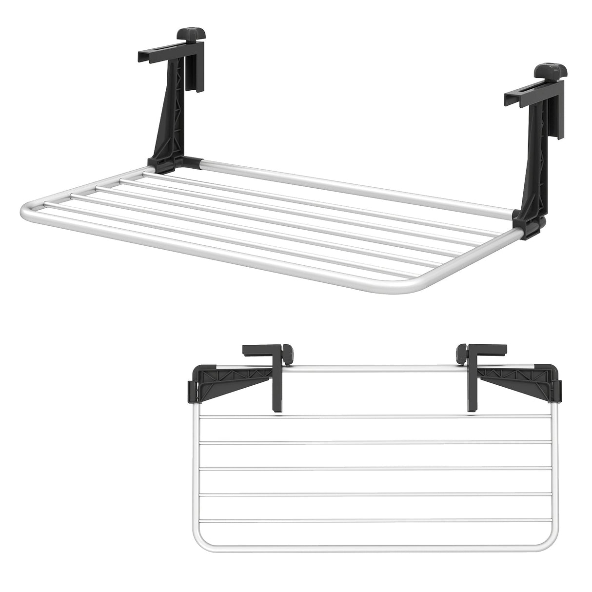 Tendedero de ropa y toallas portátil de aluminio