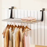 Tendedero de ropa y toallas portátil de aluminio