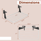 Tendedero de ropa y toallas portátil de aluminio