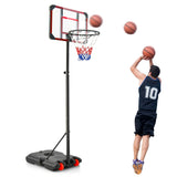 Soporte de canasta de baloncesto con altura ajustable de 1,5 a 2,1 metros