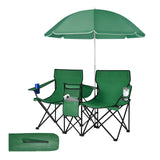 Silla doble plegable portátil para picnic