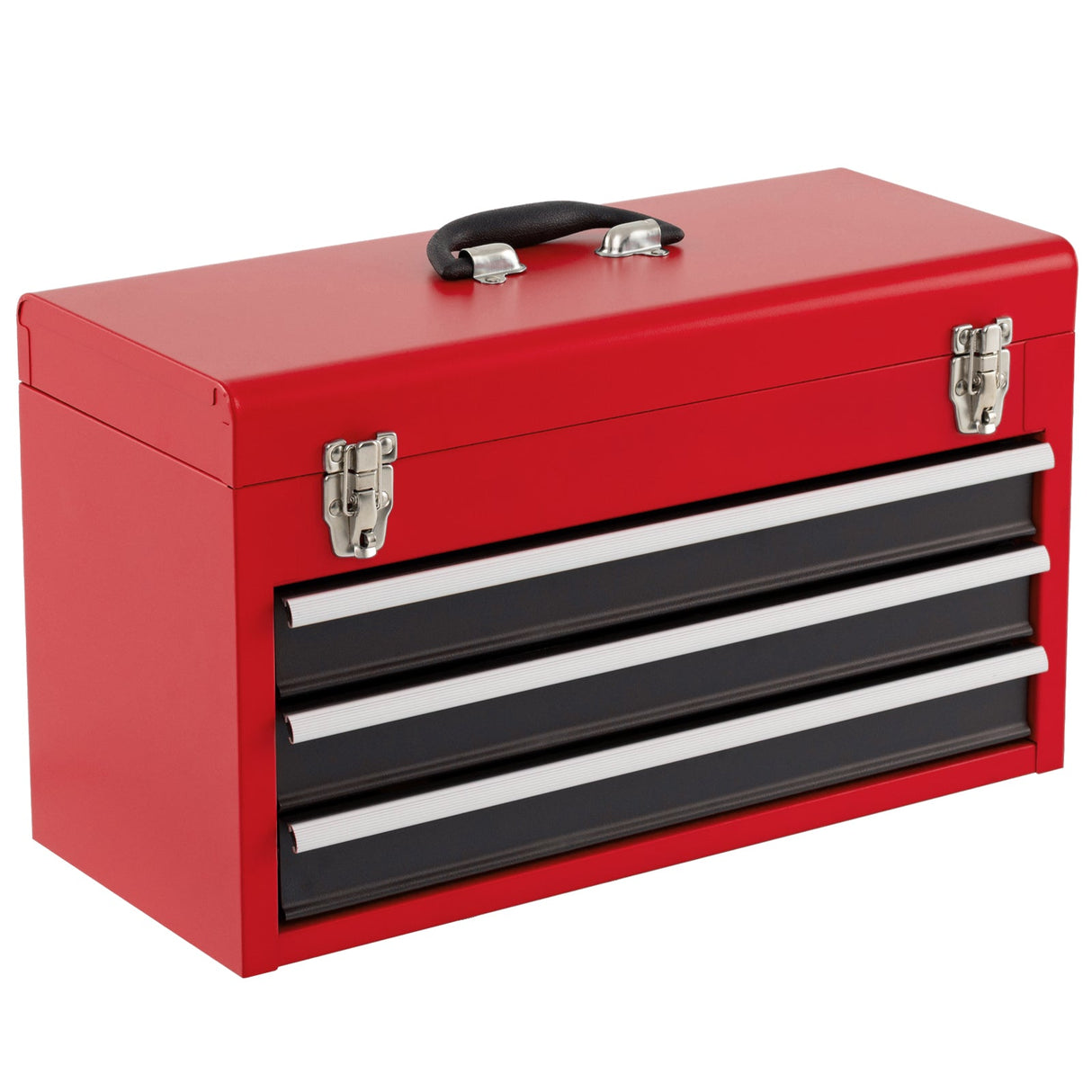 Caja de herramientas portátil para mecánico de garaje con 3 cajones