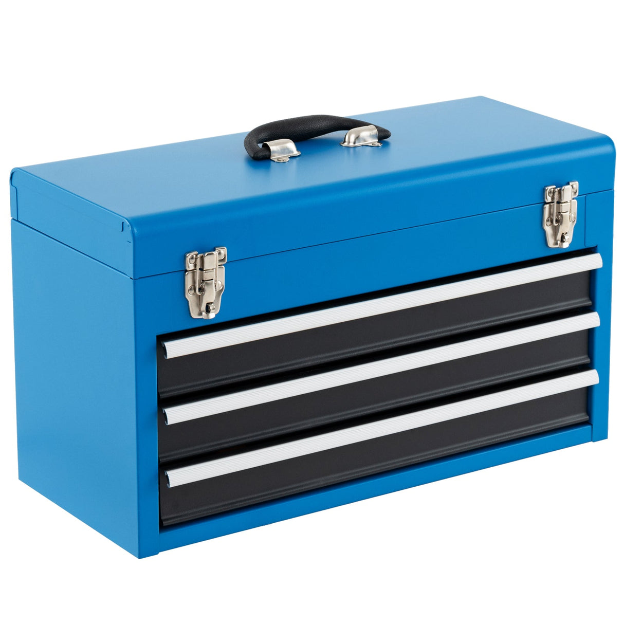 Caja de herramientas portátil para mecánico de garaje con 3 cajones