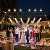 Sistema de Truss de Iluminación Portátil Soporte de Luces DJ Ajustable en Altura con 2 Trípodes Plegables