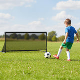 Red de fútbol portátil POP Up para niños pequeños con marco de metal