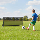 Red de fútbol portátil POP Up para niños pequeños con marco de metal