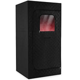 Caja de Sauna de Vapor Portátil con Vaporizador de Calentamiento Rápido de 3L/1200W y 15 Niveles de Temperatura