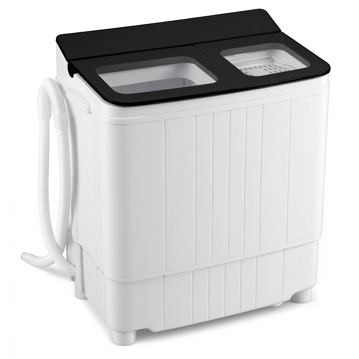 Lavadora portátil de 18 lb, minilavadora con lavadora de 11 lb
