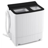 Lavadora portátil de 18 lb, minilavadora con lavadora de 11 lb