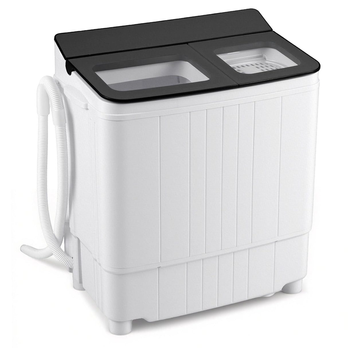 Lavadora portátil de 18 lb, minilavadora con lavadora de 11 lb