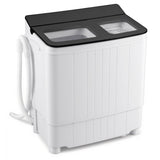 Lavadora portátil de 18 lb, minilavadora con lavadora de 11 lb