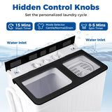 Portable Washing Machine with 18 LBS Washer and 8 LBS Spinner Combo