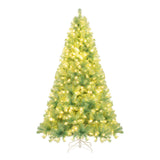 Árbol de Navidad Artificial de Tinsel con Luces Incorporadas para el Hogar, Oficina, Fiesta, Decoración de Temporada Festiva